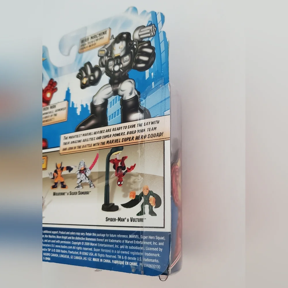 Marvel Super Hero Squad Iron Man & War Machine Figure Set 2019 2-Pk NIB *READ*